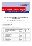 Güstrower Stadtanzeiger, Sonderausgabe 1/2024 - PDF (113 KB)