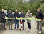 Foto: Freigabe des Radweges zwischen Schöninseler Weg und Pfahlweg (JPEG-Datei)