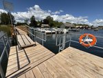 Foto: Stadtsteg am Inselsee - Blick in Richtung Bootshäuser (JPEG-Datei)